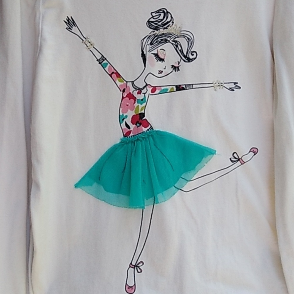 Gymboree Ballerina Top  Sz 8 - Picture 2 of 5